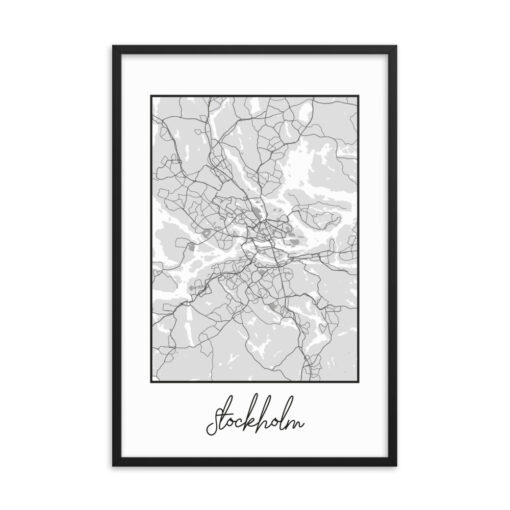 Stockholm Framed poster